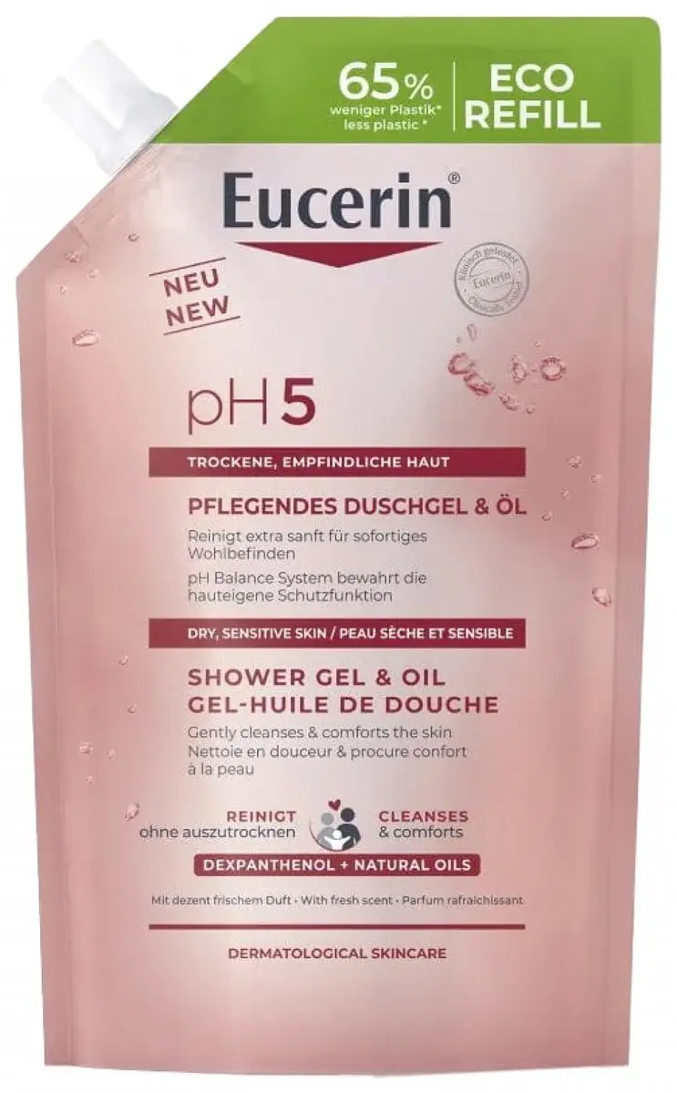 Eucerin Ph5 Douchegel Olie Navulling 400ml