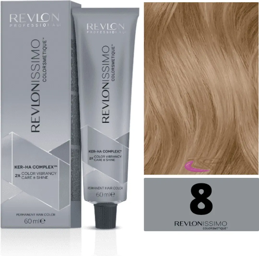 Revlon Revlonissimo Colorsmetique 8-Light Blond Kleurcrème 60ml