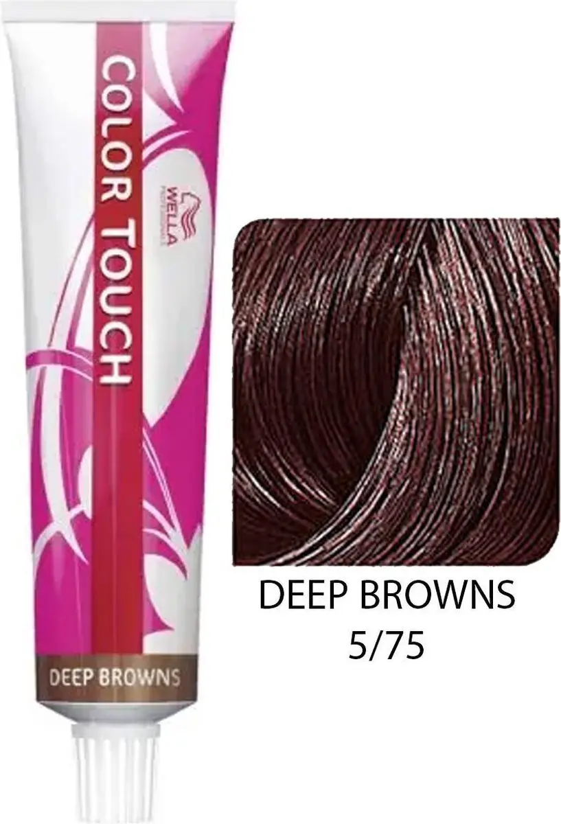 Wella Professionals Color Touch 5/75 Deep Browns Haarverf 60ml - Zwart