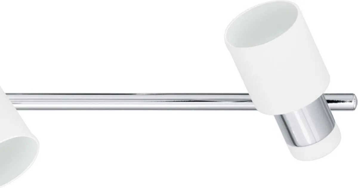 Eglo Davida Plafondspots 4 Lichts - 78cm - Chroom/Wit