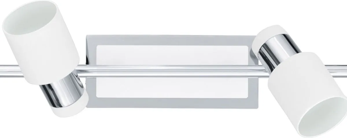 Eglo Davida Plafondspots 4 Lichts - 78cm - Chroom/Wit