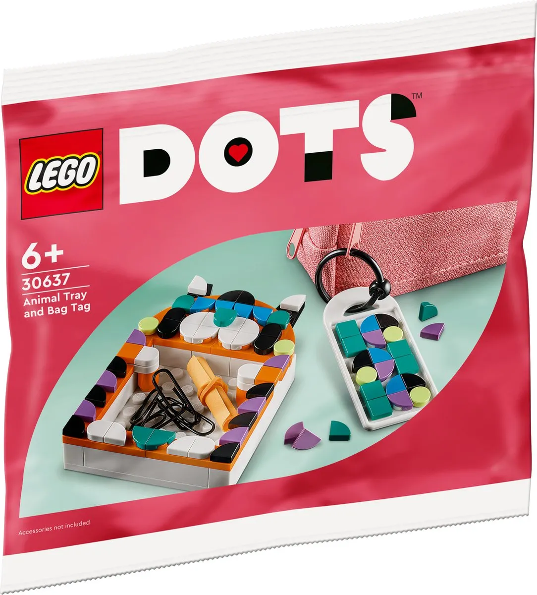 LEGO Dierenbakje en Bagagelabel 30637 - 94 Stukken - Meerkleurig