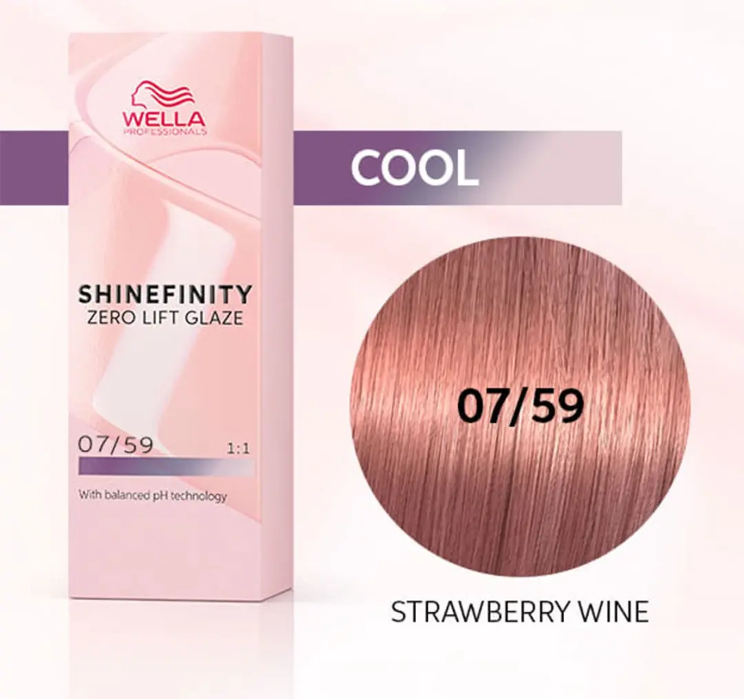 Wella Professionals ShineFinity 07/59 Haarverf 150ml