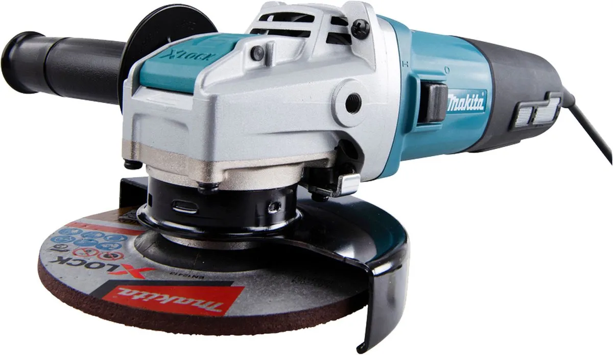 Makita GA5080RX02 Haakse Slijper 125mm X-LOCK 1400W