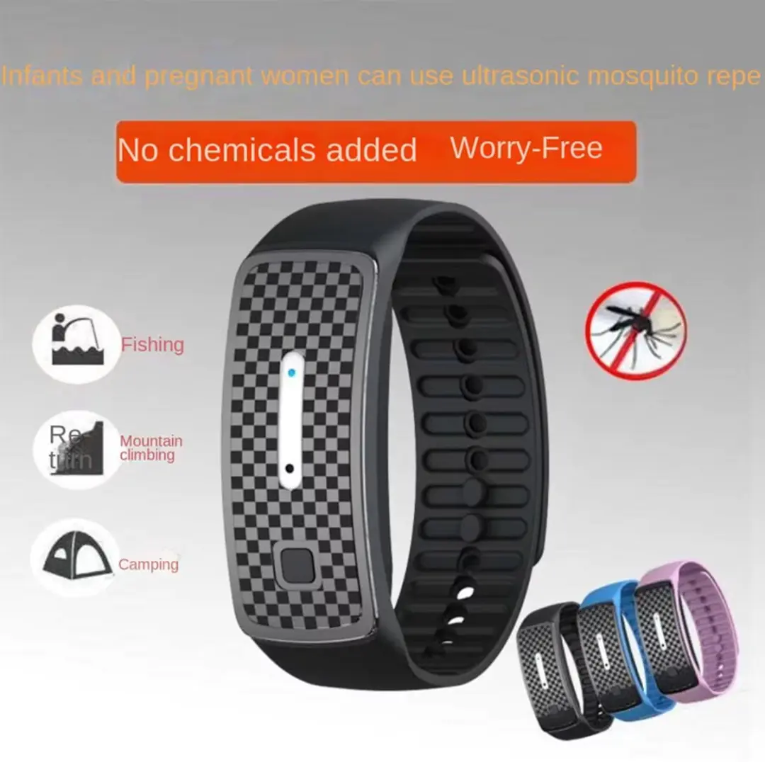RedParrot Anti-muggen Armband Ultrasoon - Zwart