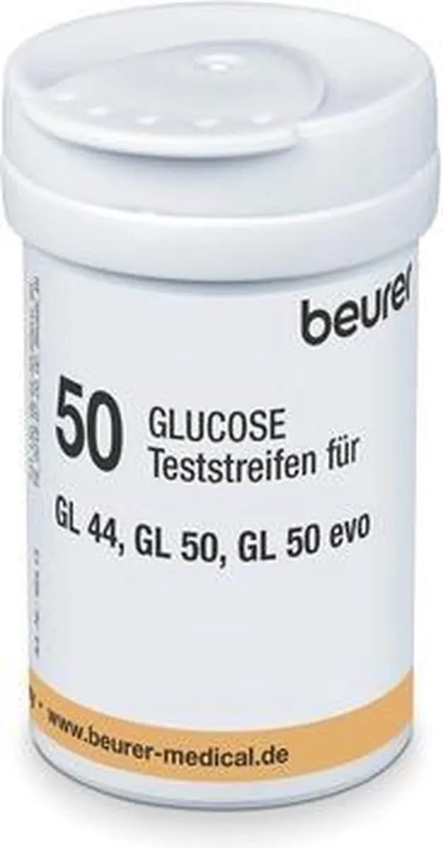Beurer GL 44/50 Teststrips - 50 Stuks - Codevrij