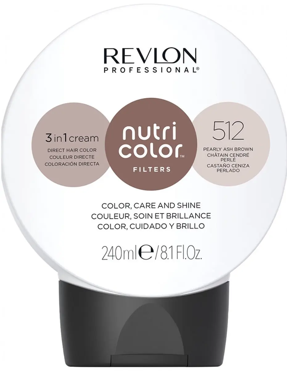 Revlon Nutri Color Filters 512 Pearly Ash Brown 240ml