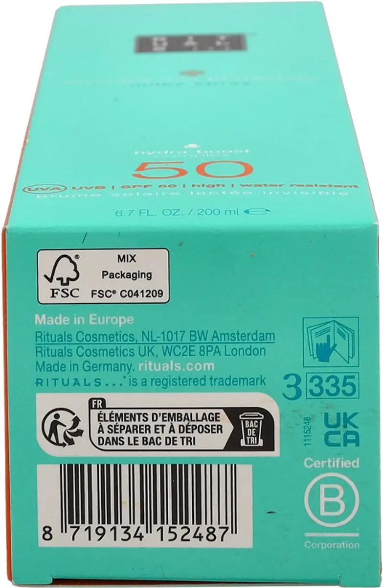 Rituals Sun Protection Milky Spray SPF 50 - 200ml - afbeelding 6 van 6