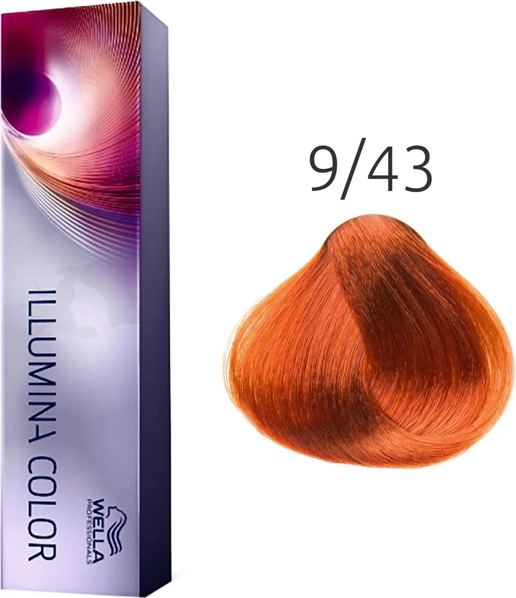 Wella Professionals Illumina Color 9/43 Haarverf - 150ml - Zwart