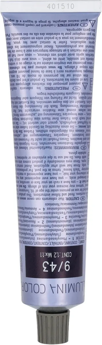 Wella Professionals Illumina Color 9/43 Haarverf - 150ml - Zwart - afbeelding 6 van 6