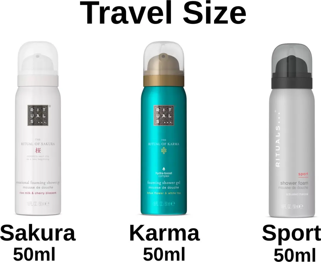 Rituals Combi Set Travel Douchegels Sakura Karma Sport