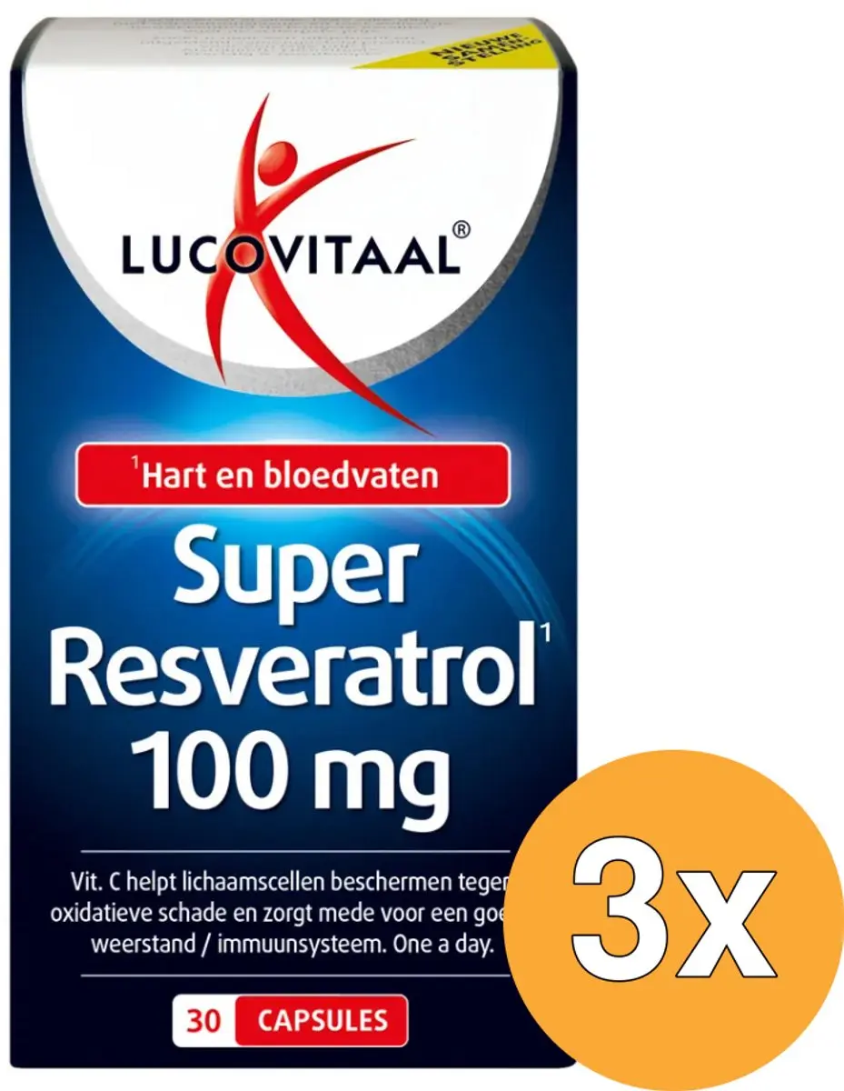 Lucovitaal Super Resveratrol 100mg