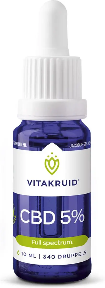Vitakruid CBD Olie 5% Full Spectrum 10ml