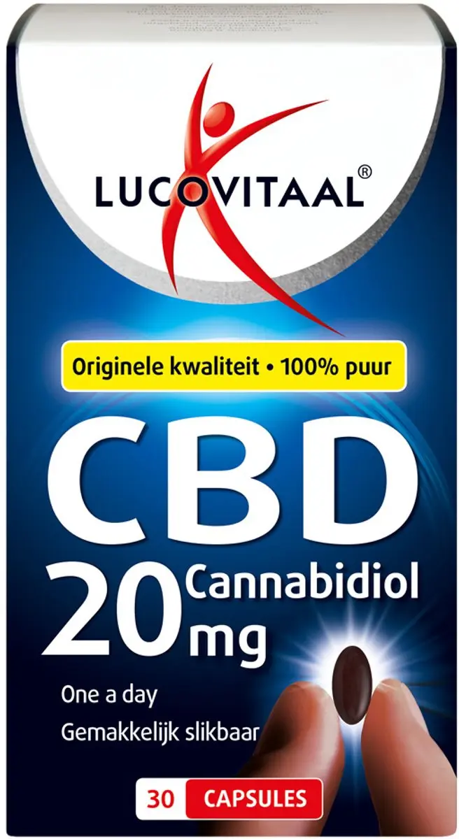 Lucovitaal CBD 20mg Voedingsupplement
