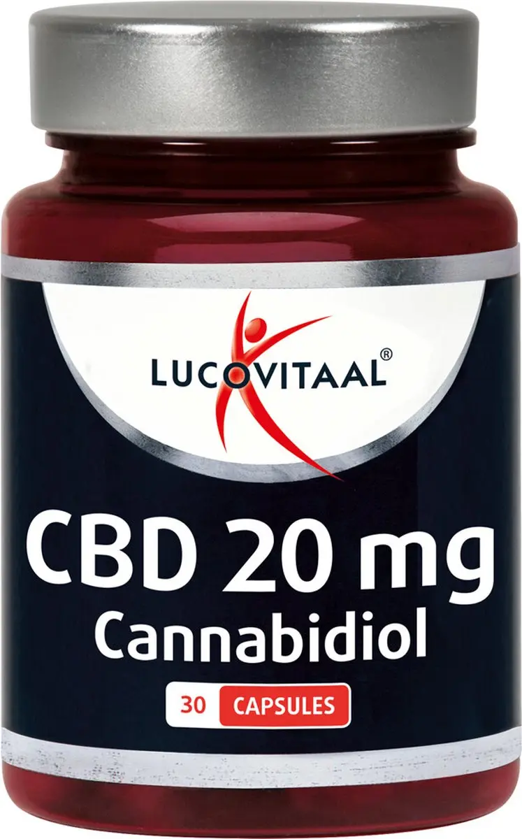 Lucovitaal CBD 20mg Voedingsupplement - 30 Capsules