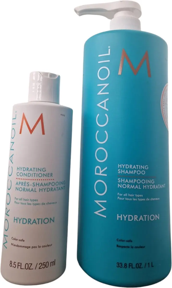 Moroccanoil Hydration Twinpack Shampoo 1000ml + Conditioner 250ml