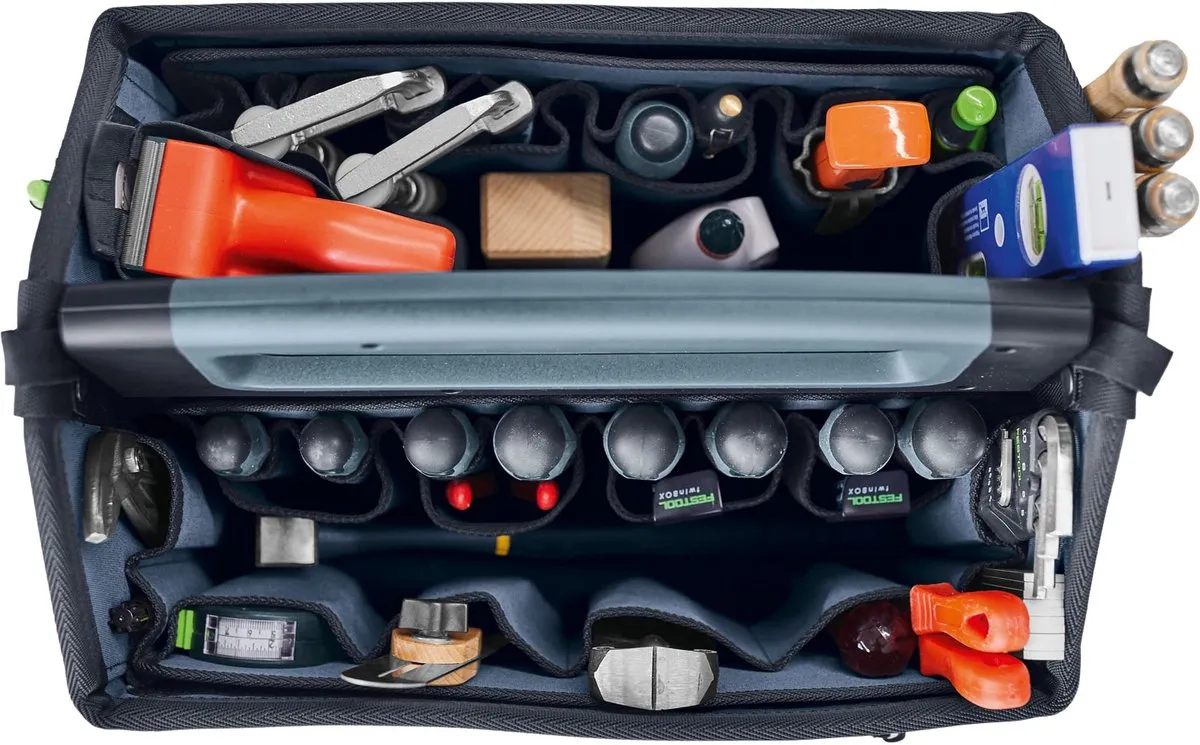 Festool SYS3 T-BAG M ToolBag 20L - Blauw/Grijs/Zwart