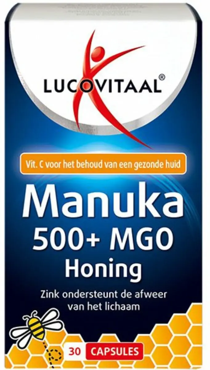 Lucovitaal Manuka Honing Zink 30 Capsules