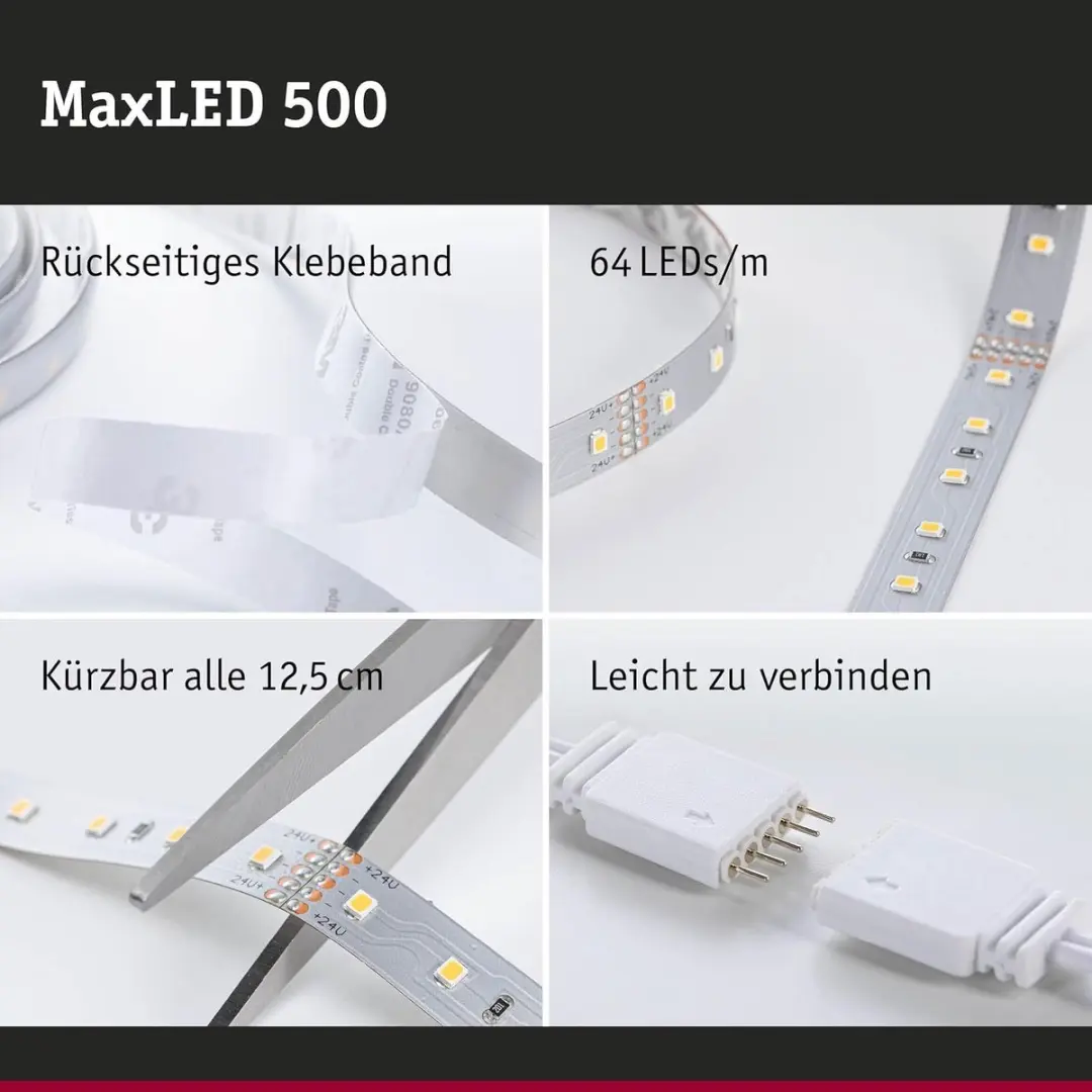 Paulmann MaxLED 500 71235 LED-strip 10m - 28W - 550lm/m - 4000K