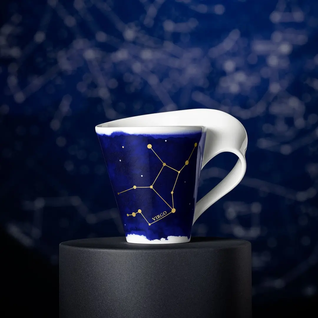 Villeroy & Boch Jungfrau NewWave Tasse 300ml - wit-blauw