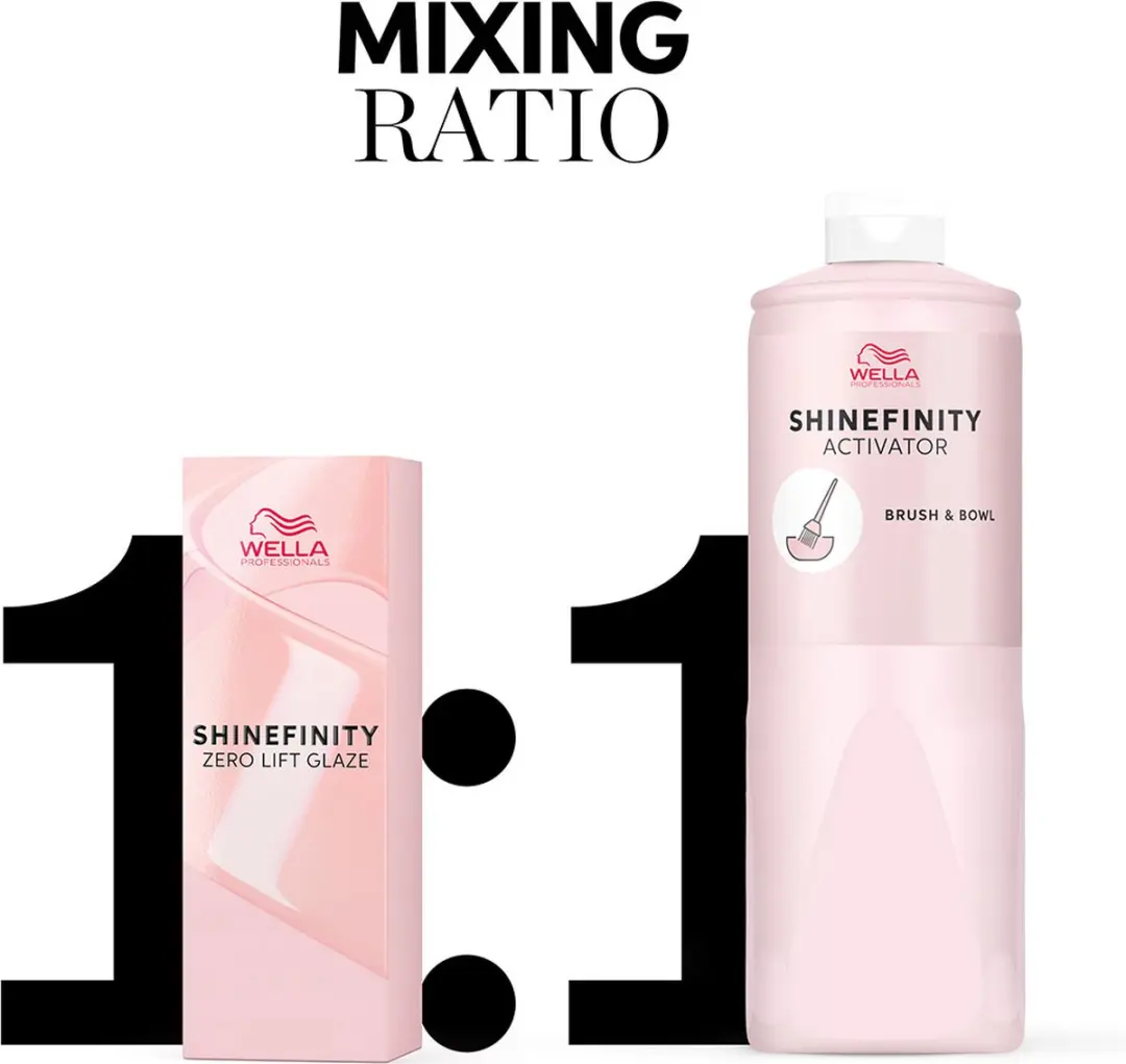 Wella Shinefinity Semi Permanent Color 60ml - Zwart