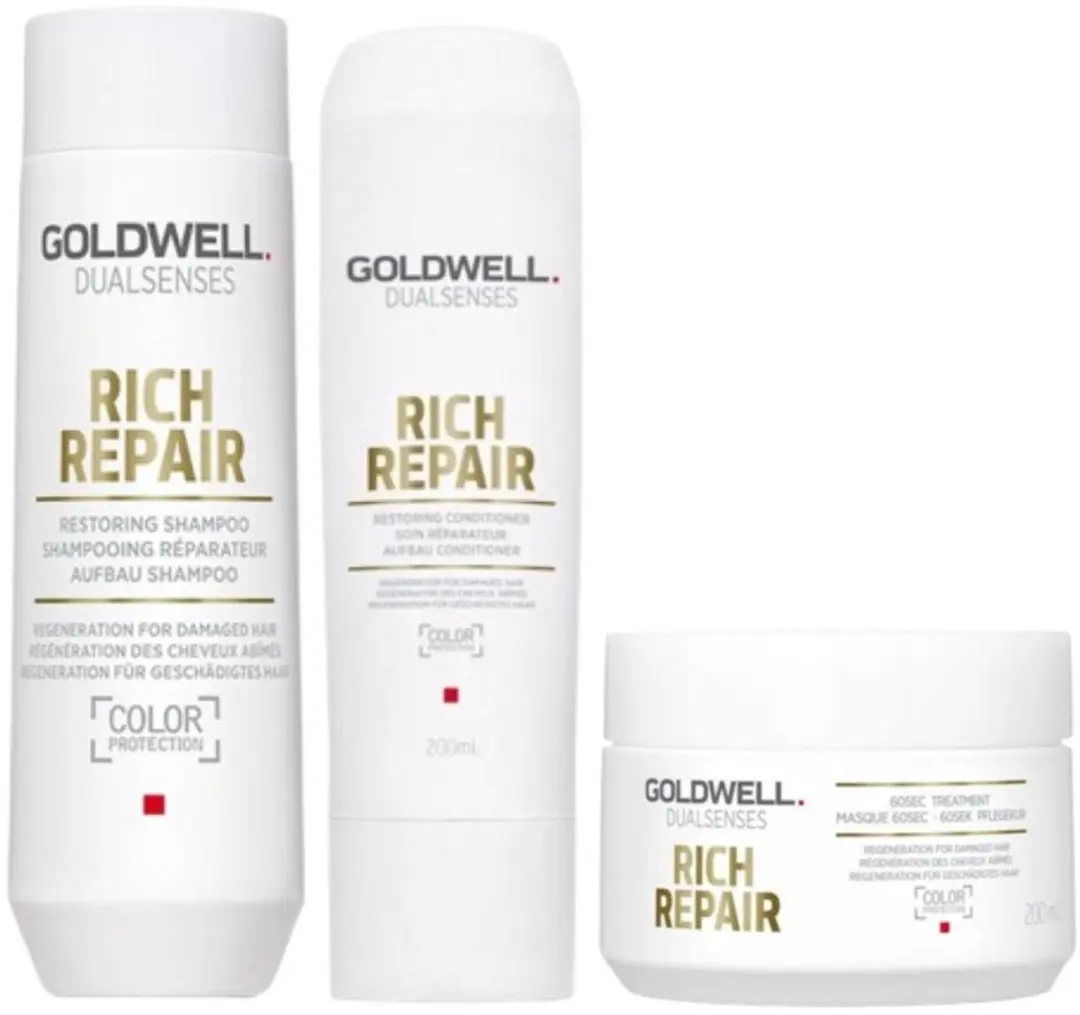 Goldwell Dualsenses Rich Repair XL Set - Masker/Conditioner/Shampoo