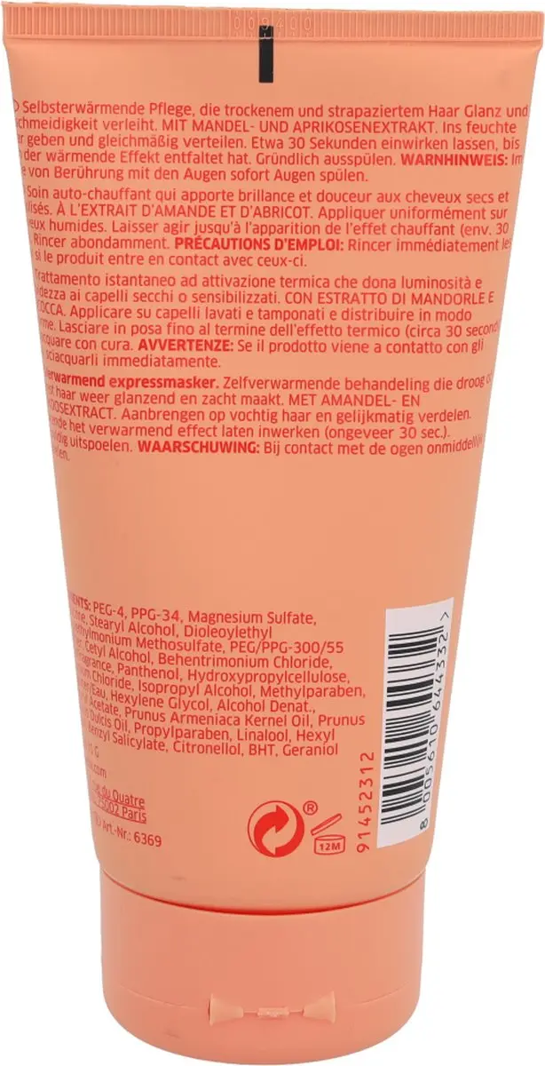Wella Professionals Invigo Nutri-Enrich Warming Express Haarmasker 150ml