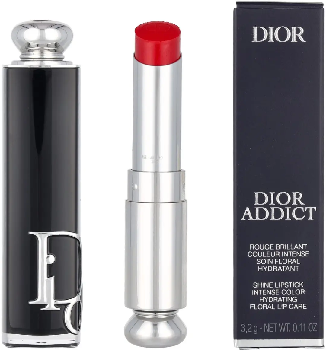 Dior Addict Shine Intense Lipstick Lady Red - 3.2g
