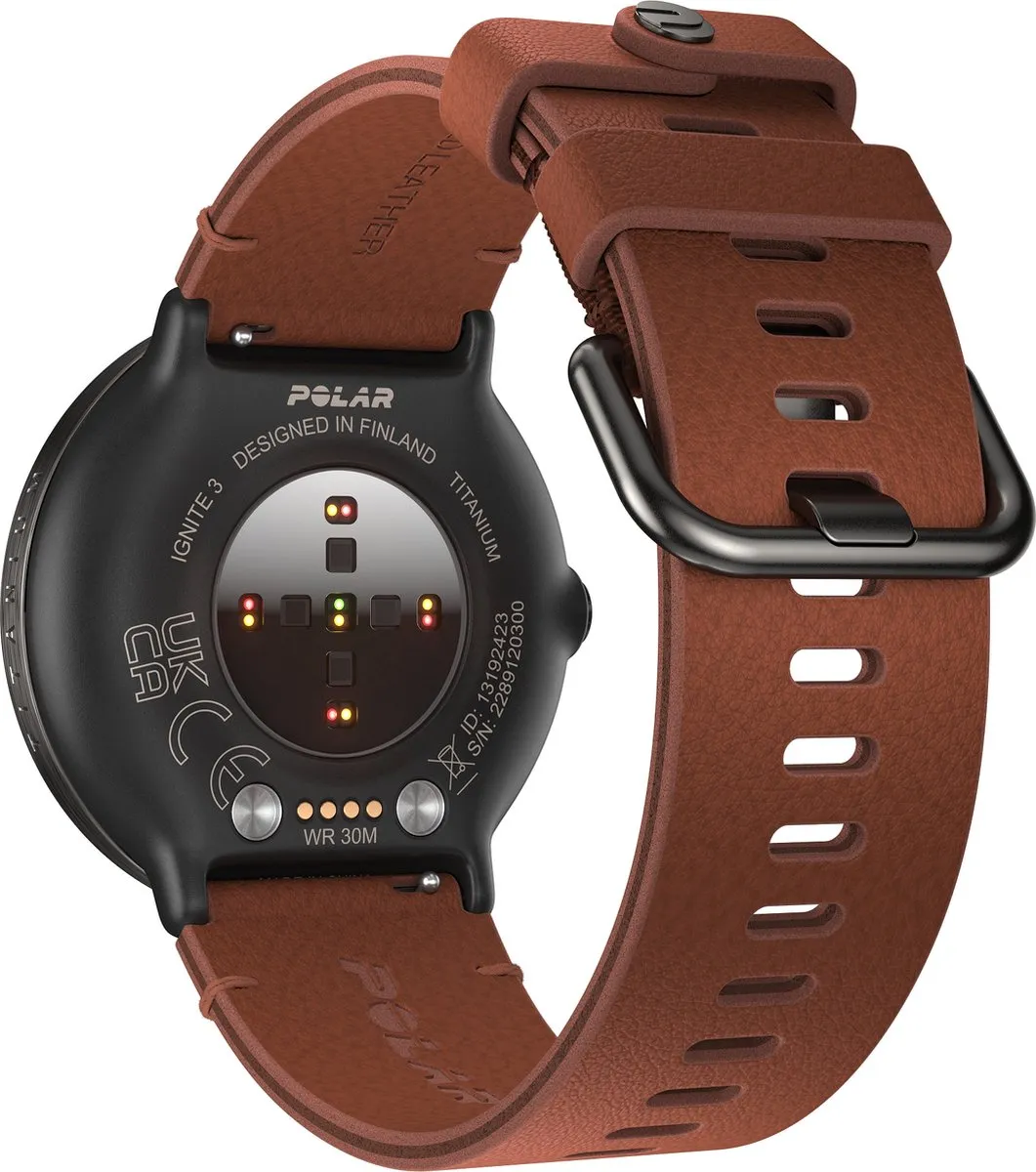 Polar Ignite 3 Titanium Smartwatch - 43mm - Brons - afbeelding 6 van 6