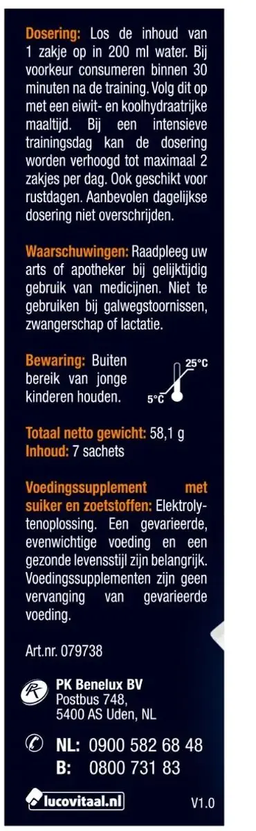 Lucovitaal Elektrolyten Bruistabletten - 10 Stuks