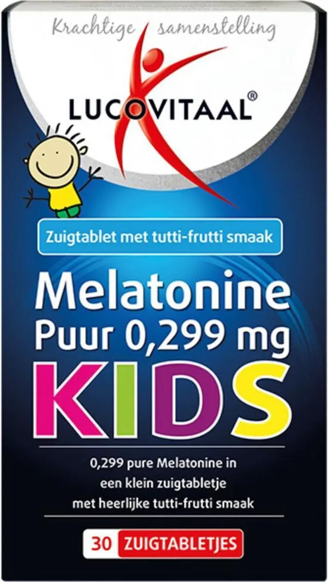 Lucovitaal Melatonine Puur Kids 90 Zuigtabletten - 3x30