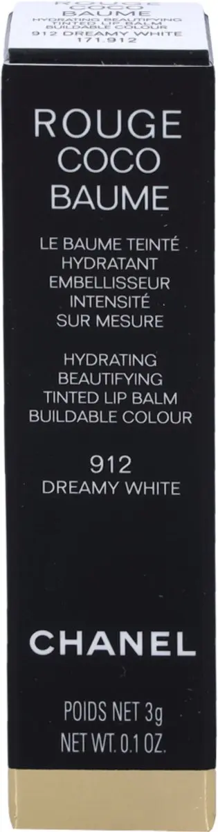 Chanel Rouge Coco Baume Teinte Dreamy Wit - 3g - afbeelding 6 van 6