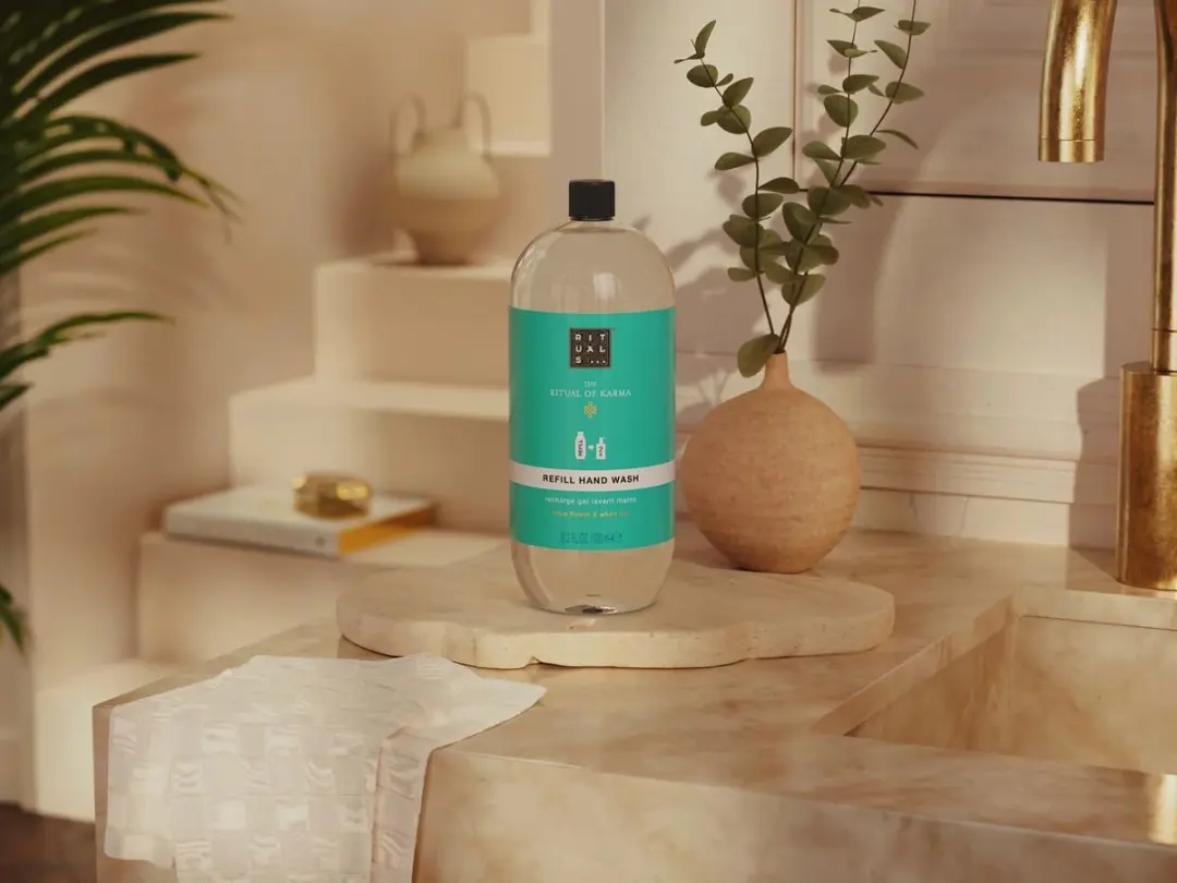 Rituals Navulling Handzeep 600ml - Ritual of Karma Lotusbloem & Witte Thee
