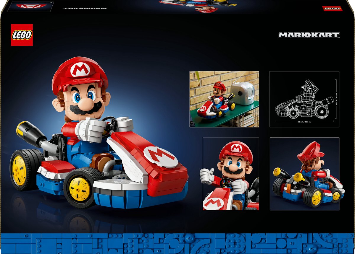 LEGO® Super Mario™: Mario Kart™ – Mario en Standaardkart - 72037
