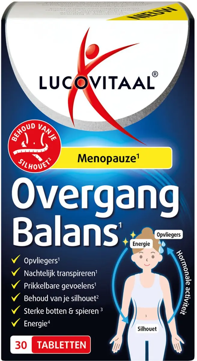 Lucovitaal Overgang Balans - 90 Tabletten (3x30)