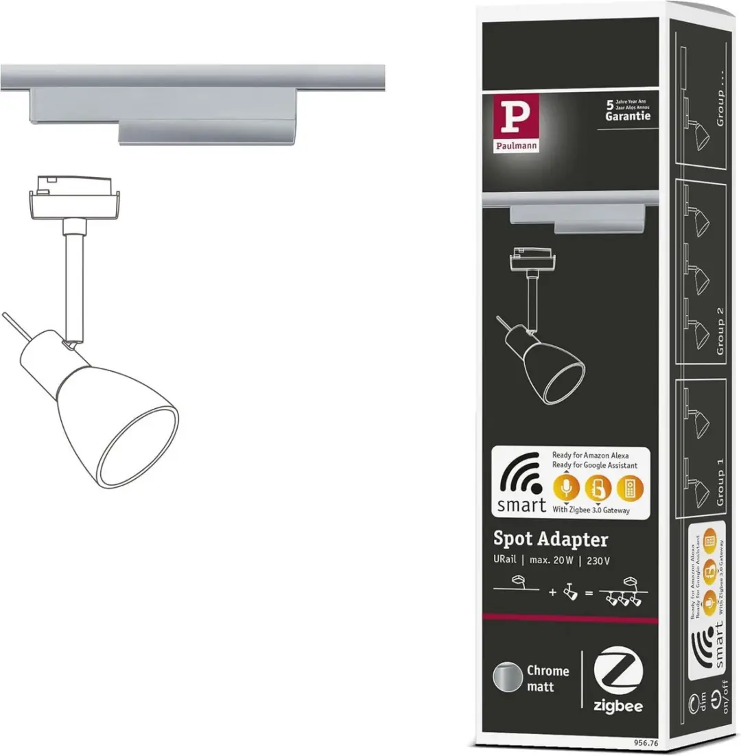 Paulmann URail Zigbee 3.0 Railadapter