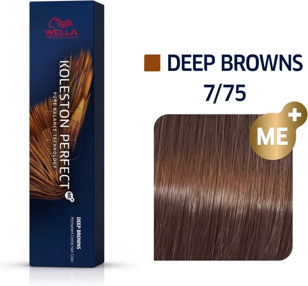 Wella Professionals Koleston Perfect Me+ Haarverf 7/75 Deep Browns 60ml