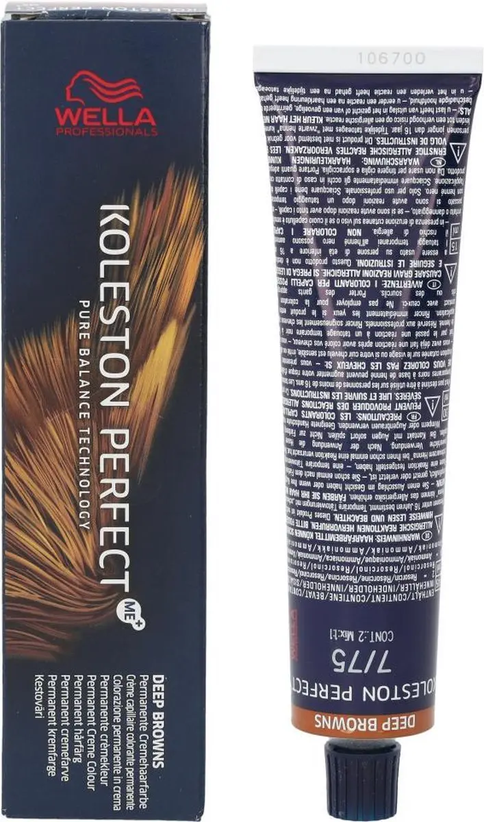 Wella Professionals Koleston Perfect Me+ Haarverf 7/75 Deep Browns 60ml - afbeelding 6 van 6