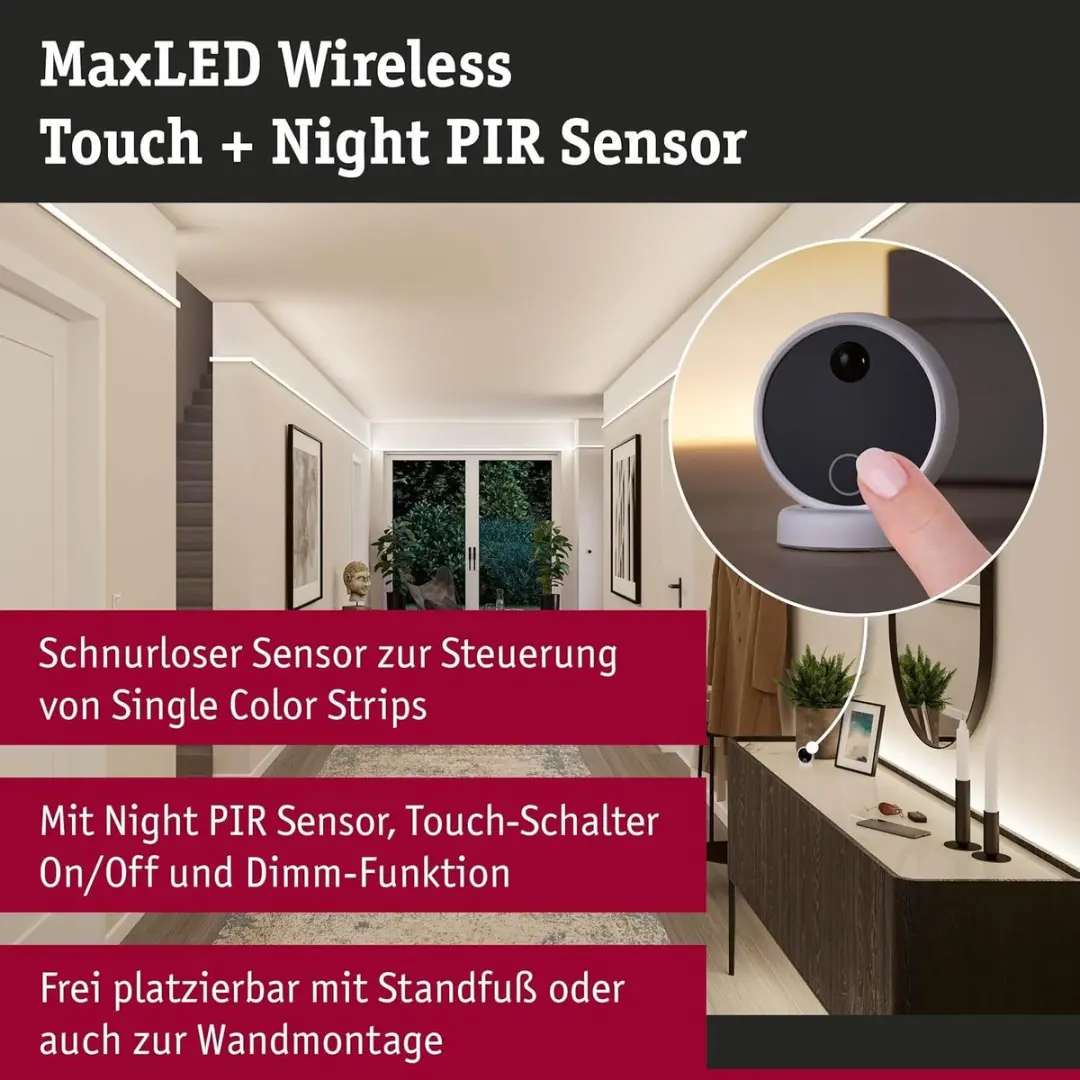Paulmann 71228 MaxLED DC3V LEDstrip - Wit/Zwart