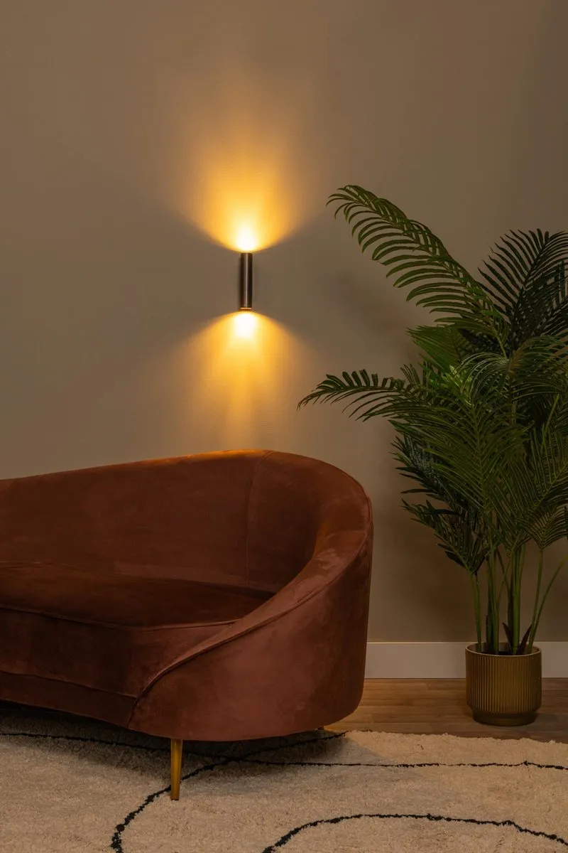 Lucide Dupla Wandspot 2xGU10 - Koffie