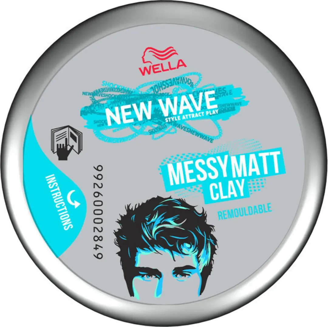 Wella Professionals New Wave Shockwaves Go Matt Clay 75ml