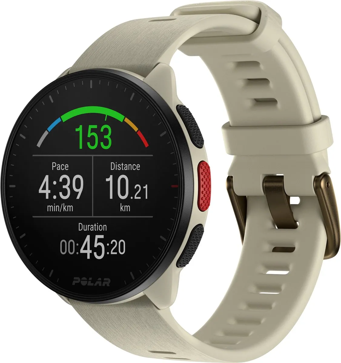 Polar Pacer GPS Horloge 900102175 - Cloud White