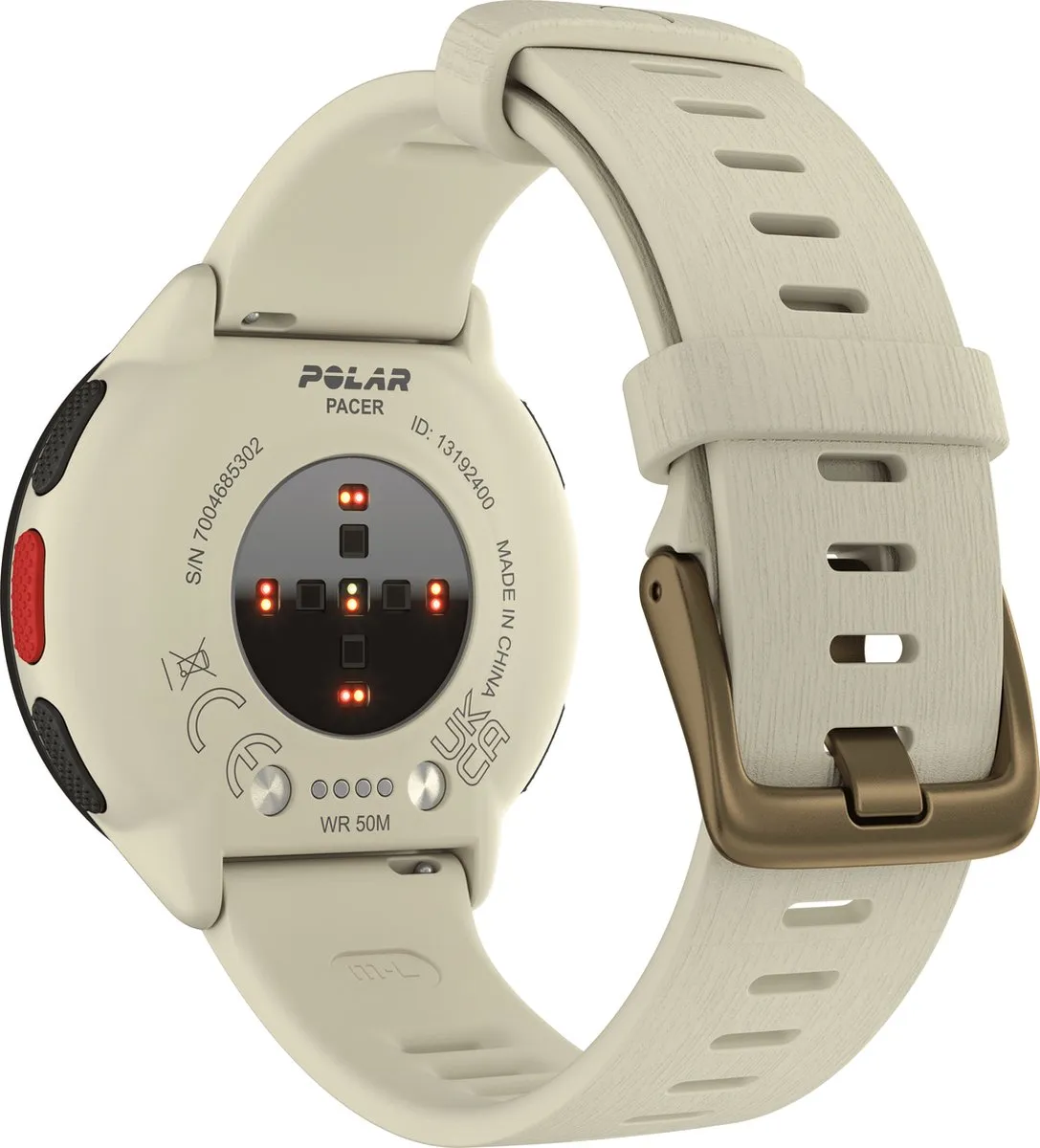 Polar Pacer GPS Horloge 900102175 - Cloud White - afbeelding 6 van 6