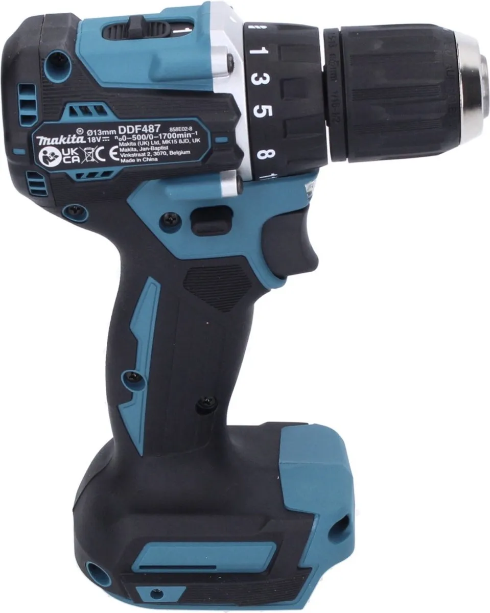 Makita DDF487 Borstelloze Accuboormachine 18V - 40Nm - 2 Snelheden