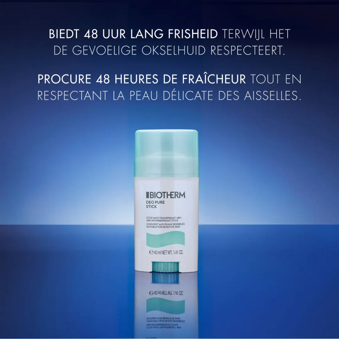 Biotherm Deo Pure Deodorant Stick 40ml - 48H Anti-transpirant