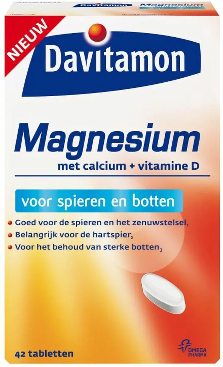 Davitamon Magnesium Spieren & Botten 168g