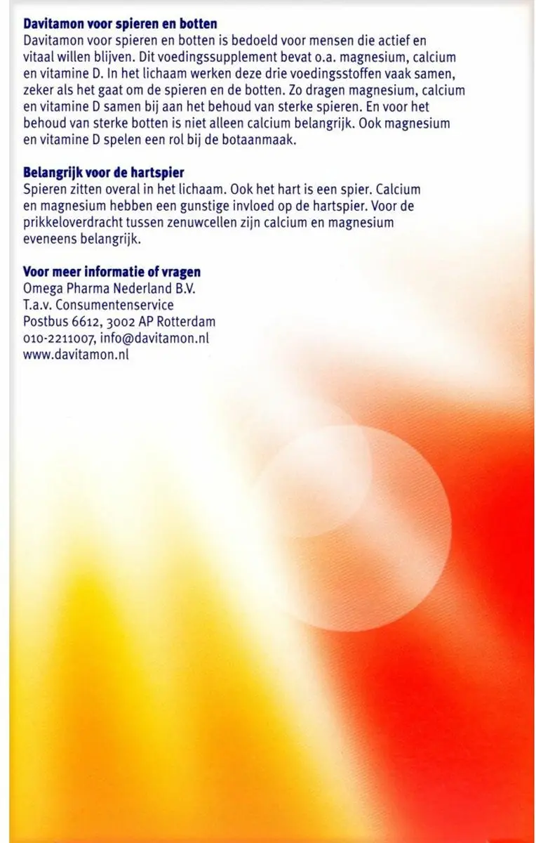 Davitamon Magnesium Spieren & Botten 168g - 4x42 tabletten