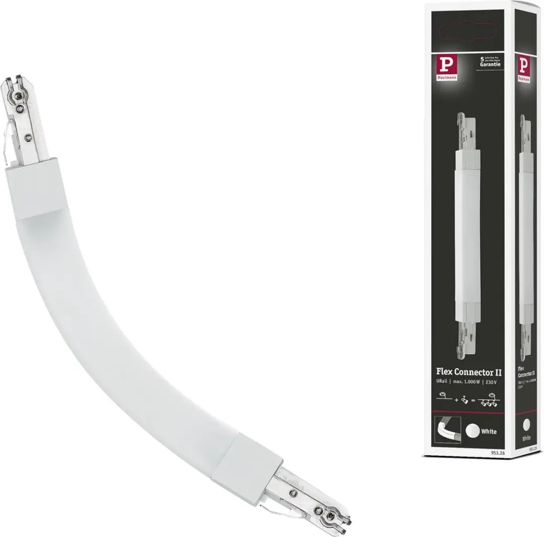 Paulmann URail System Flex Connector II - 1000W - Wit
