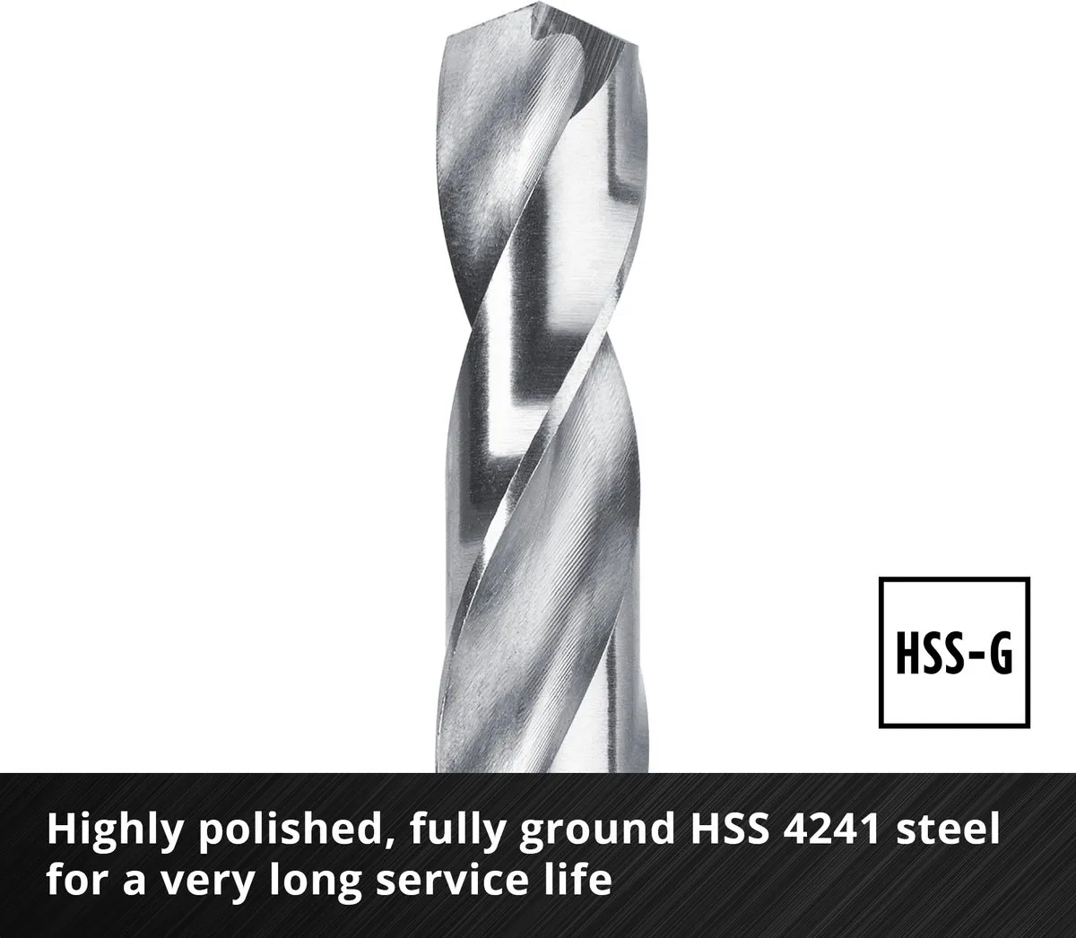 Einhell Borenset 6-delig HSS-G Silver - 6 Stuks