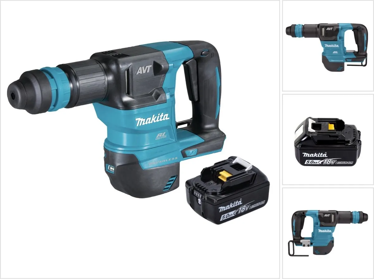 Makita DHK180T1 Accu-Beitelhamer 18V 3,1J SDS-Plus Brushless